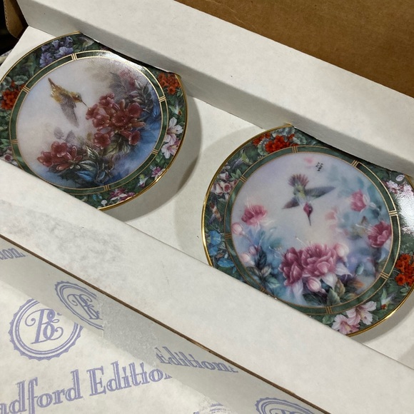 Lena Liu Hummingbird plates collection/6/1992/1993  Bradford exchange. - Picture 3 of 7